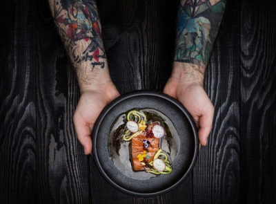 Salmon Sashimi || Chef-Antonis Moustakis